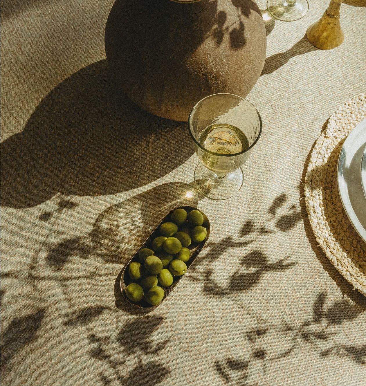 Saanvi Block Print Tablecloth