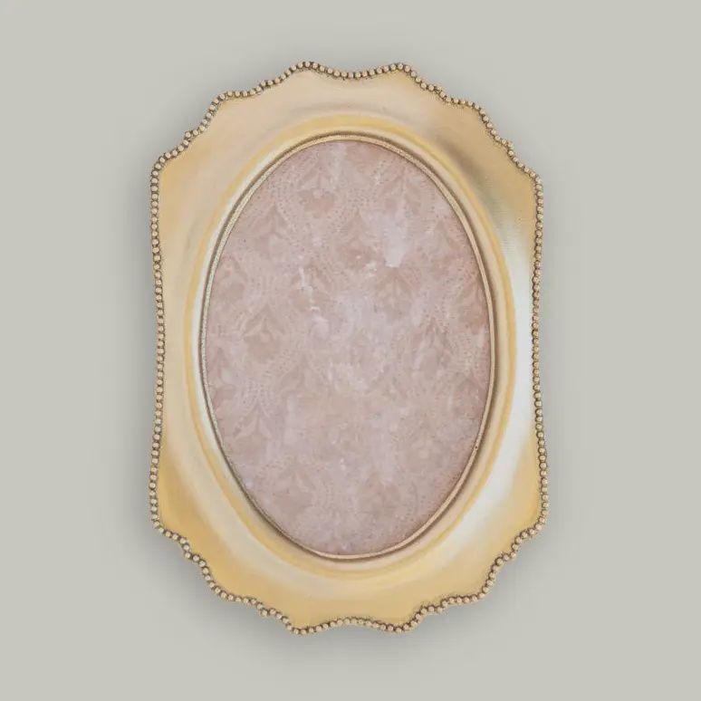 Gold Dots On Edge Photo Frame