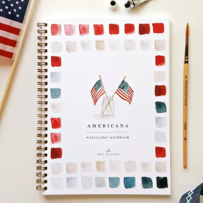 amaricana watercolor workbook