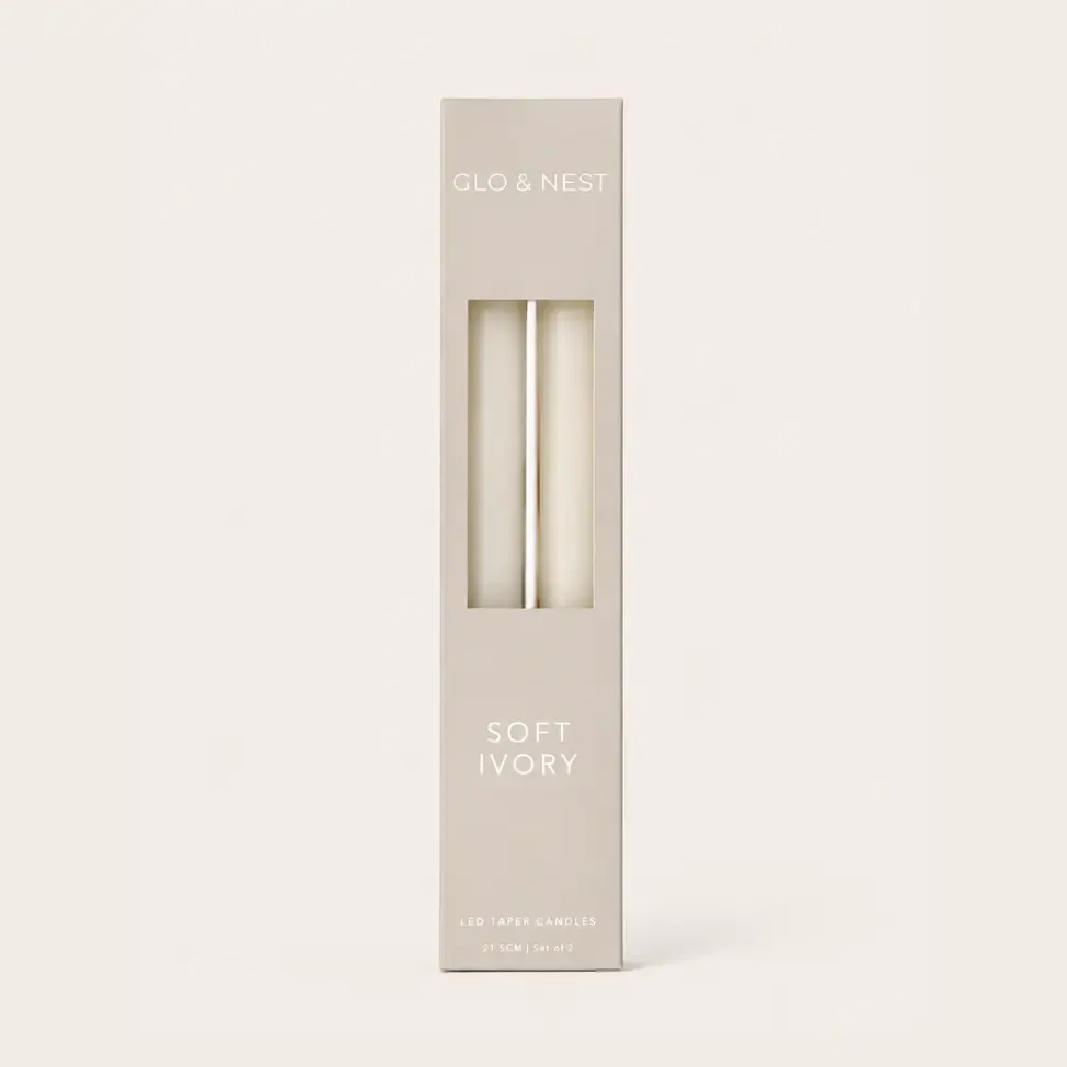 Led Taper Candles Set of 2