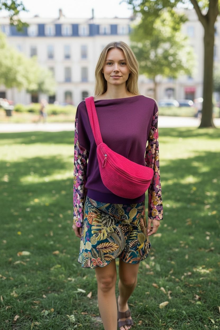 Sweat Pop Floral Violet