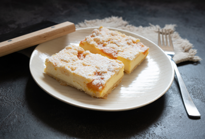 Käsekuchen mit Mandarinen