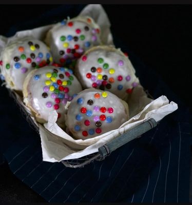 Berliner mit Smarties