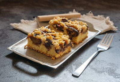 Pflaumenkuchen  mit Streusel