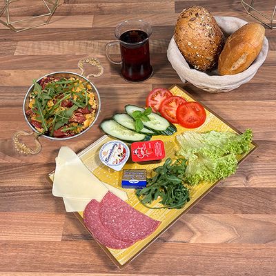 Grindel Sucuk mit Rührei Frühstück