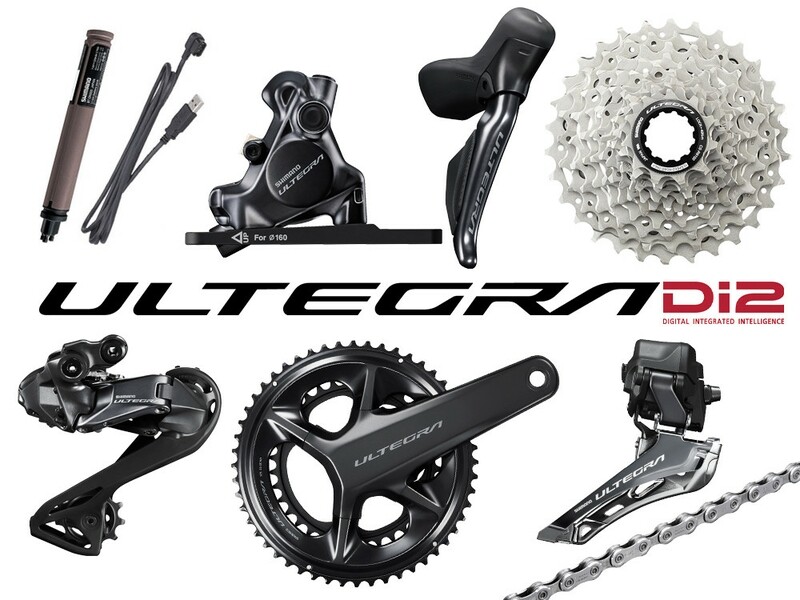 SHIMANO Ultegra Di2 Road Group R8170 hydraulic Disc Brake 2x12