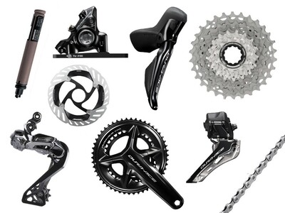 SHIMANO Dura Ace Di2 R9270 Complete Group 2x12 | Crank Lenght 170 mm 50-34T