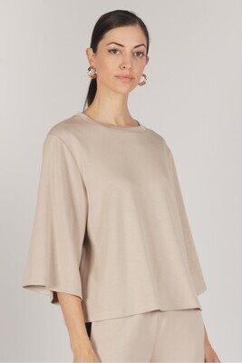 Before You Collection P. CILL Butter Modal 3/4 Sleeve Top