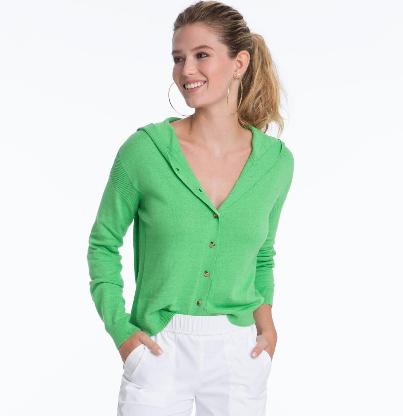 Elliot Lauren Button Down Cardigan Sweater