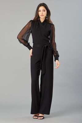 Lola &amp; Sophie Belted Ponte Pant