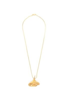 Sylvia Benson Poppy Necklace Gold