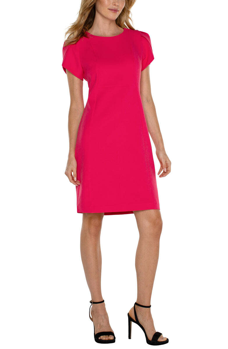 Liverpool Tulip sleeve sheath dress