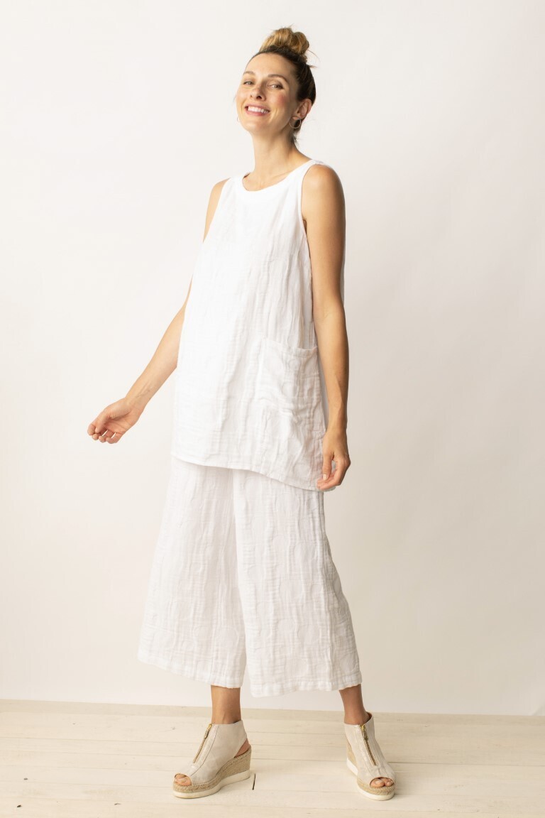 Liv by Habitat White Tunic with Polka Dot Detail