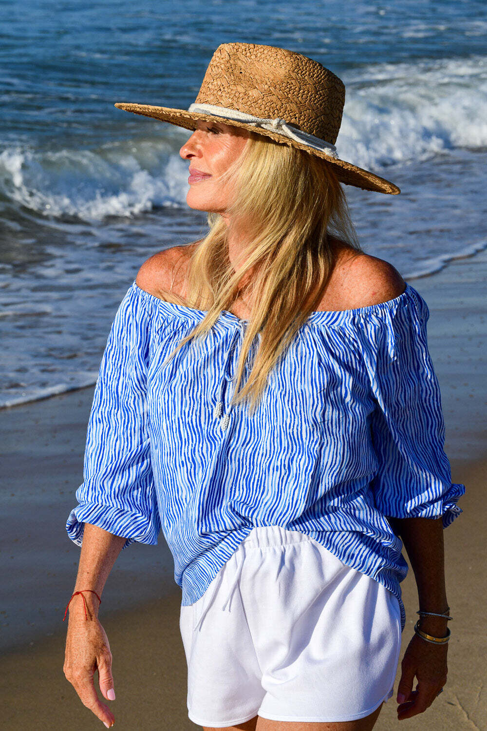 Walker &amp; Wade Peasant Top