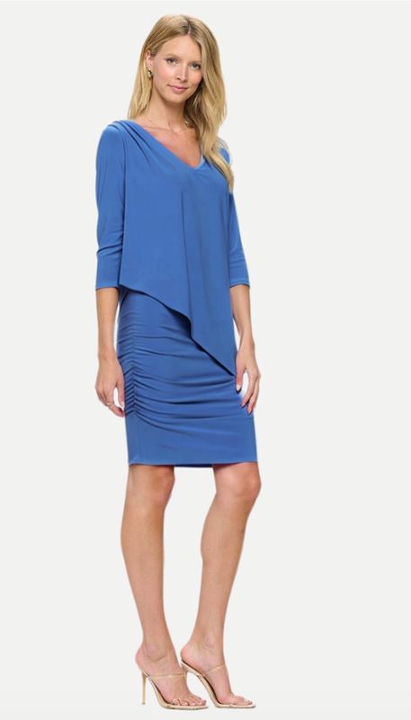 Last Tango 3/4 Sleeve Versatile Tunic Dress