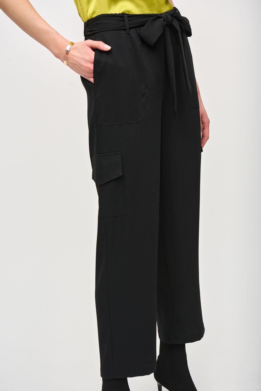 Joseph Ribkoff Stretch Woven Pull-On Cargo Pants