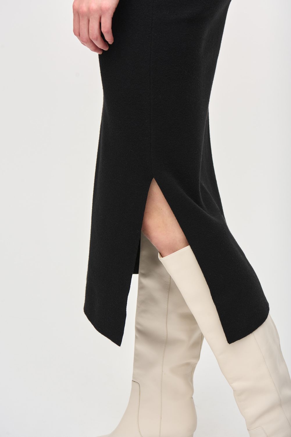 Joseph Ribkoff Sweater Knit Midi Skirt