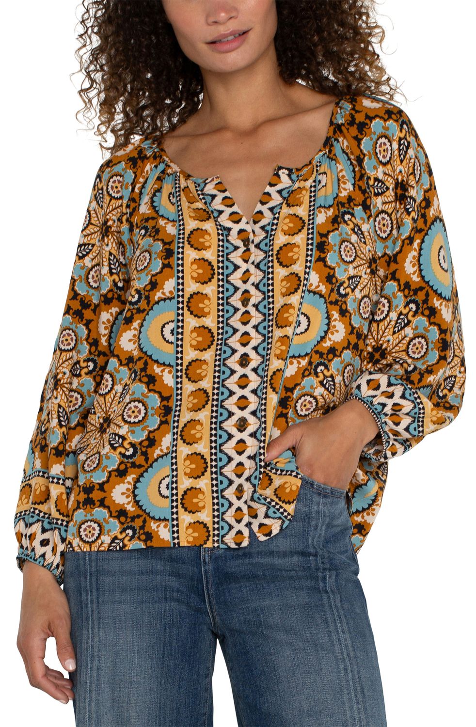 Liverpool Multi Colored Blouse