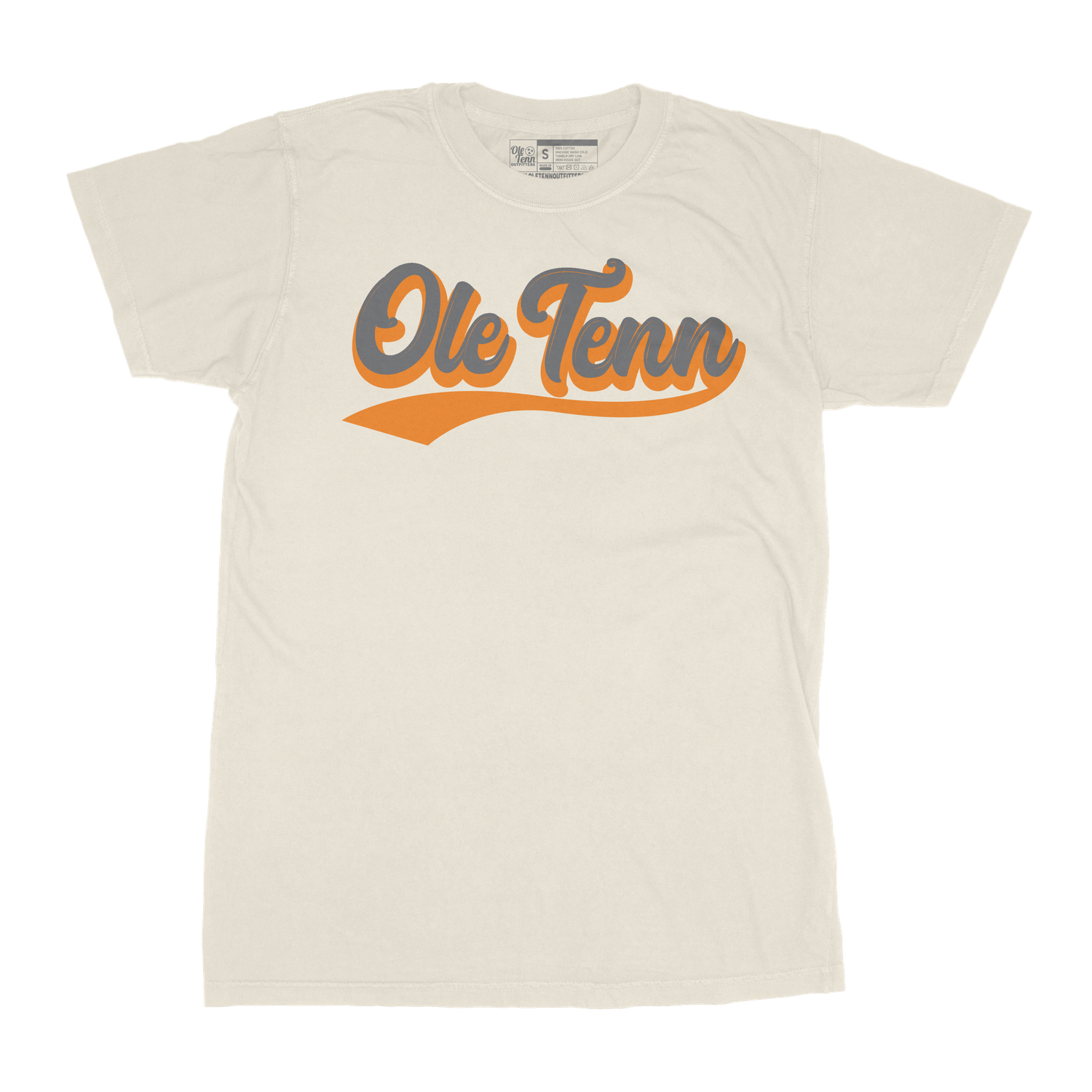 Ole Tenn T-Shirts, Color: TAN/ORANGE, Size: S