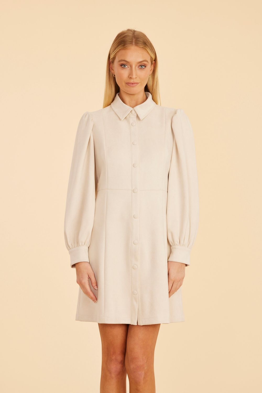 Dolce Cabo Faux Suede Tailored Dress