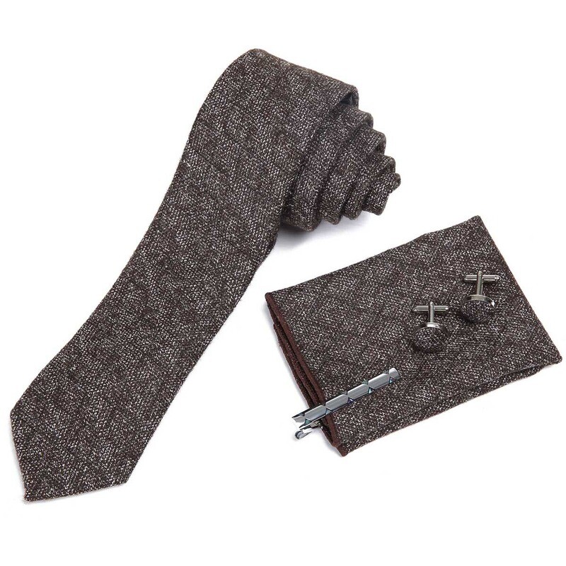 Wool Men's Tie Boxed Set