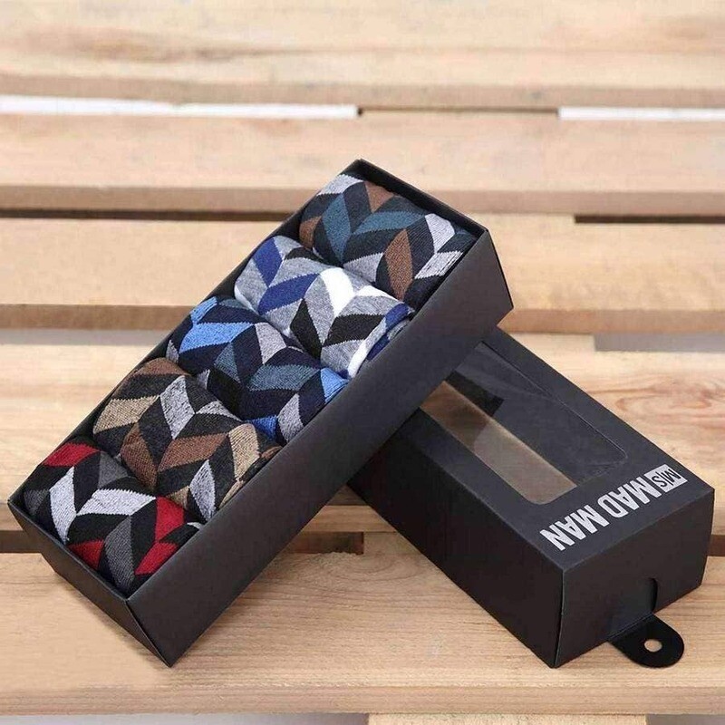 Men's Socks - 5 Boxed Pair
