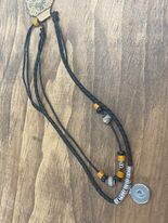 Beaded Necklace w/ 2 Snaps