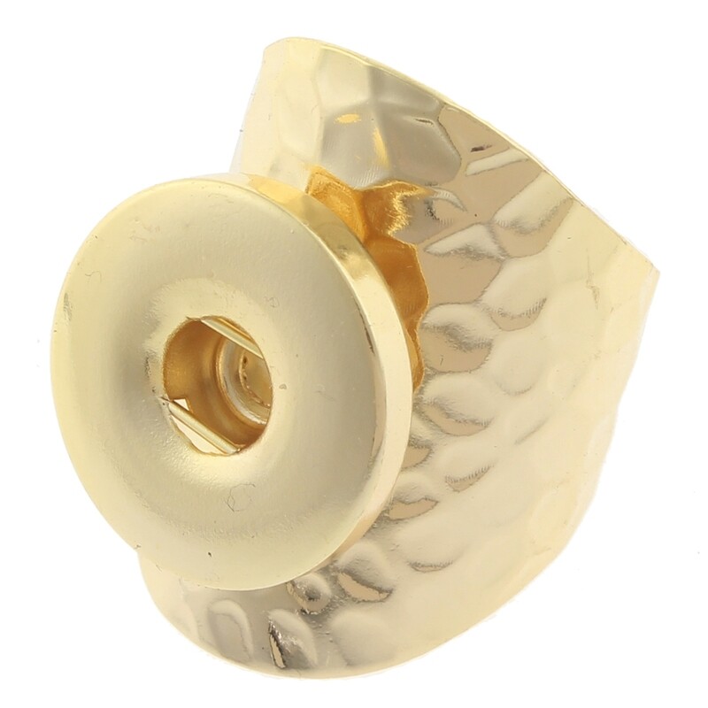 Metal and Stretch Ring w/ 1 Snap