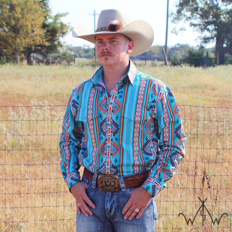 *ADULT* The Stagecoach Button Up- LG