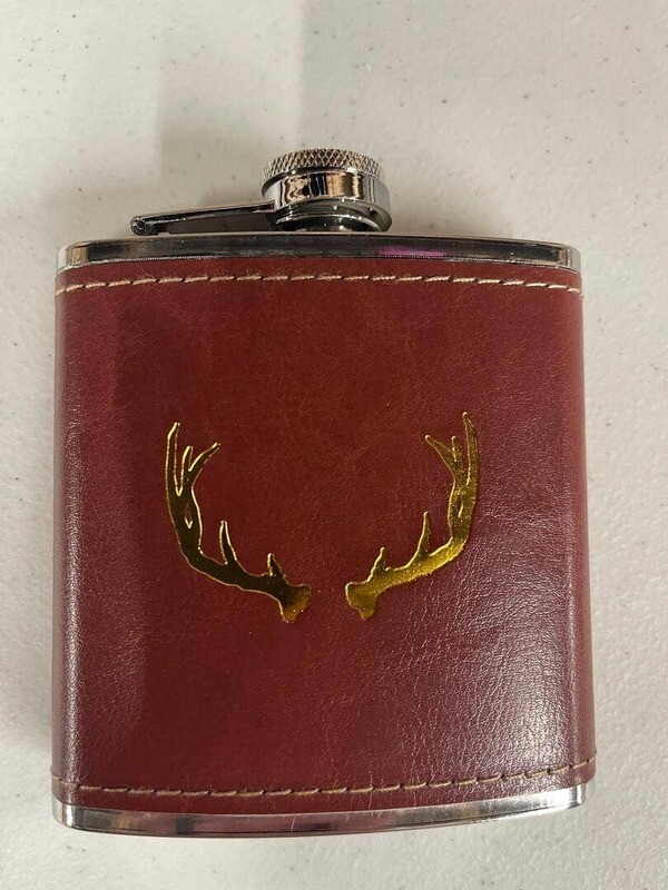 Deer Antler Flask Hunting Gift