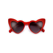 Kids Heart Sunglasses w/ 2 Snaps