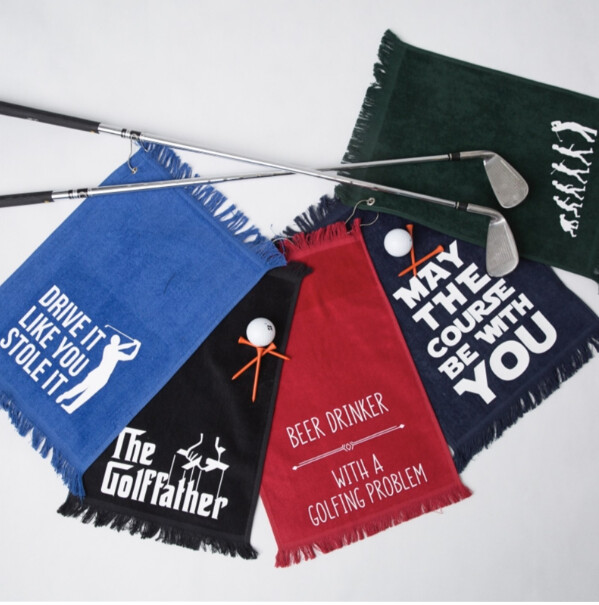 Hilarious Golf Towels Blue