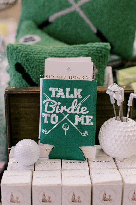 Talk Birdie To Me Cheeky Golf Masters Full Color Can Cooler