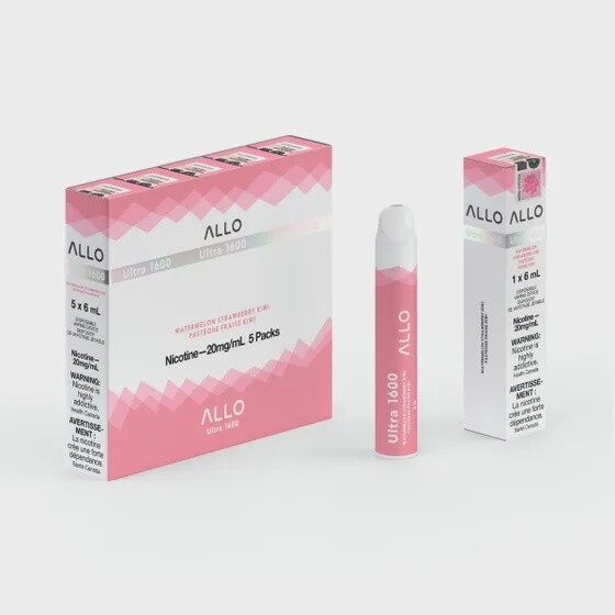 Allo Ultra 1600 Watermelon Strawberry Kiwi