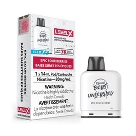Level X Unleashed 25K Pod Epic Sour Berries