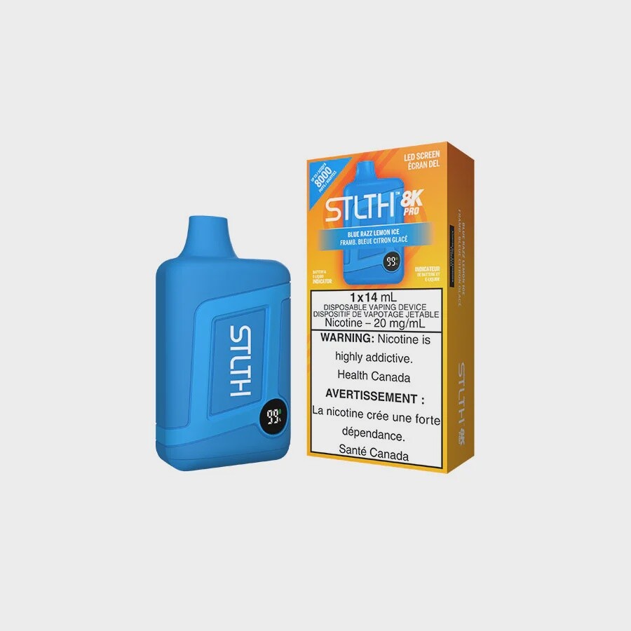 STLTH 8K Pro Blue Razz Lemon ice