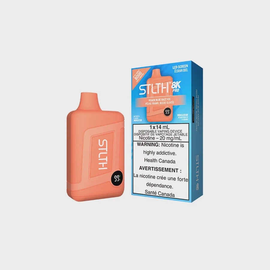 STLTH 8K Pro Peach Blue Razz ice