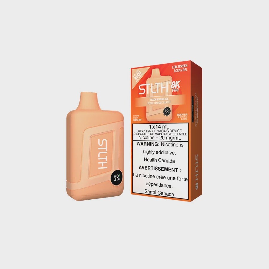 STLTH 8K Pro Peach Mango ice