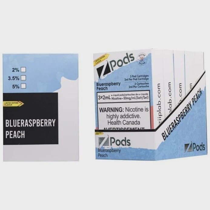 ZPods Blue Raspberry Peach