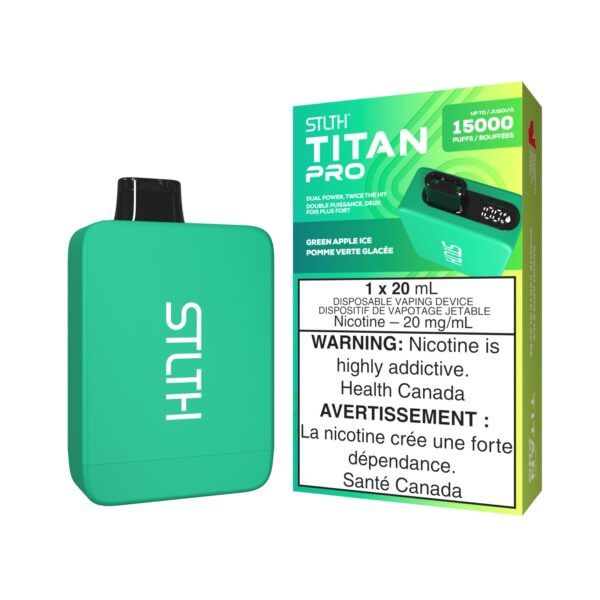 STLTH Titan Pro Green Apple ice