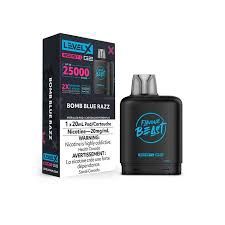 Level X Flavour Beast Boost Pod Bomb Blue Raz