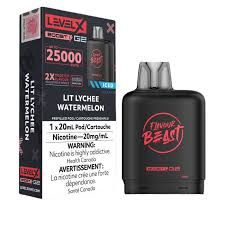 Level X Flavour Beast Boost Pod Lit Lychee Watermelon