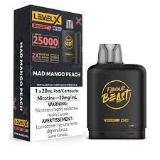 Level X Flavour Beast Boost Pod Mad Mango Peach