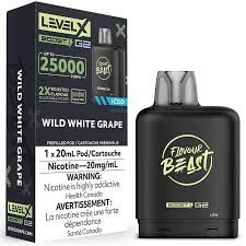 Level X Flavour Beast Boost Pod Wild White Grape