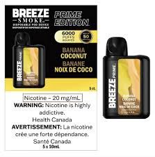 Breeze Smoke Prime S50 Banana Coconut