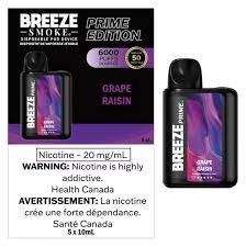 Breeze Smoke Prime S50 Grape