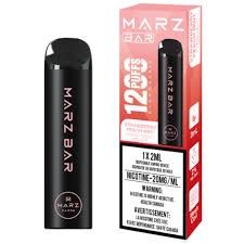Marz Bar 1200 Low Nic Strawberry Peach Mint