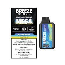 Breeze Smoke Mega 60K S50 Blueberry Lemon