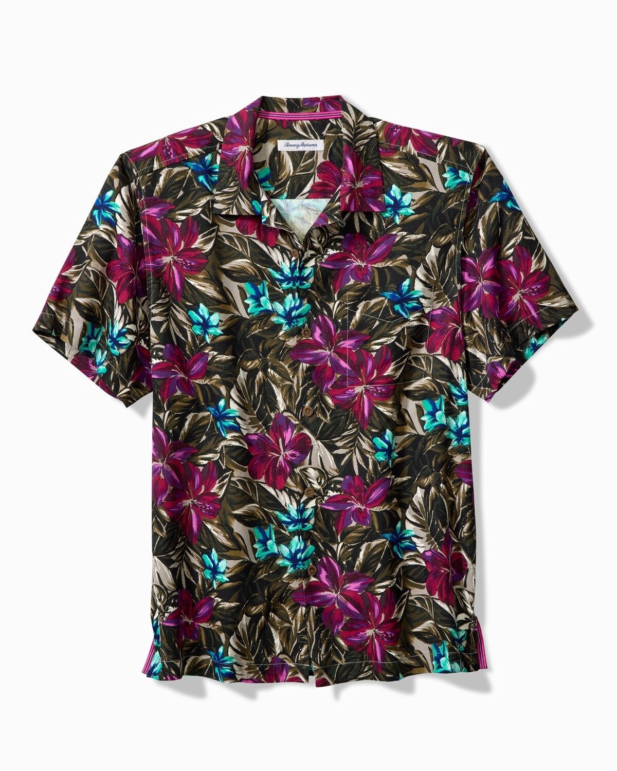 St326452 Lush Tropics Silk Camp Shirt S/S