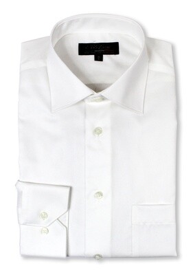 Gc-360 white Non Iron Dress Shirt-COLLAR